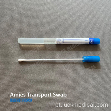 Swab de transporte com gel amies